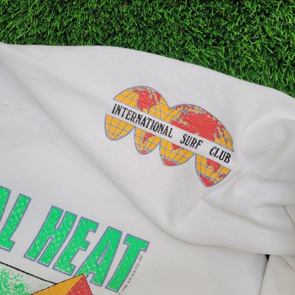 Vintage 1988 Surfing Competition Sweatshirt M/L 20x22 USA - Picture 13 of 16